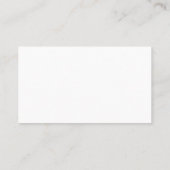 Creëer uw eigen minimalistische moderne, elegante  visitekaartje (Achterkant)