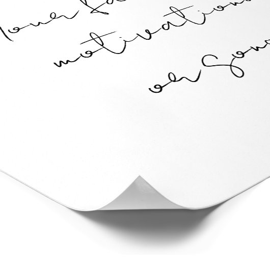 Creëer uw eigen minimalistische scriptquote poster (Hoek)