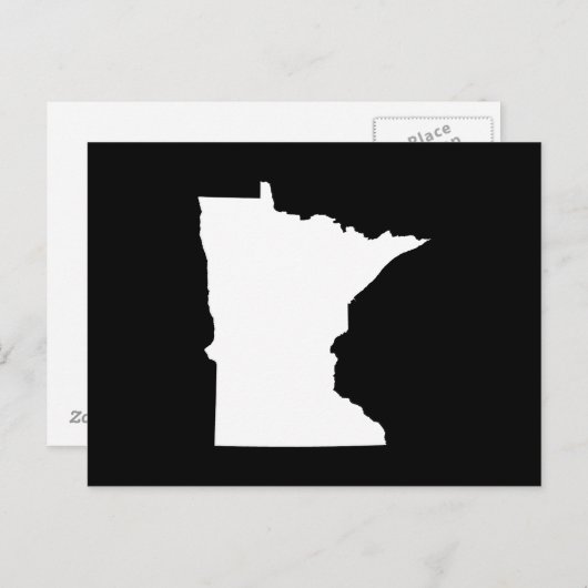 Creëer Uw eigen minnesota-aankondiging Briefkaart (Voorkant / Achterkant)