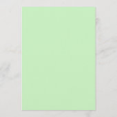 Creëer Uw Eigen - Mint Groen Menu (Achterkant)