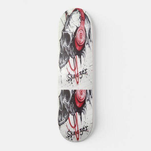 Creëer Uw eigen Mode schedel vormgeving Skateboard (Voorkant)