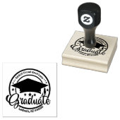 Creëer Uw eigen, modern retouradres Rubberstempel (Gestempeld)