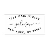 Creëer Uw eigen modern retouradres Rubberstempel (Afrduk)