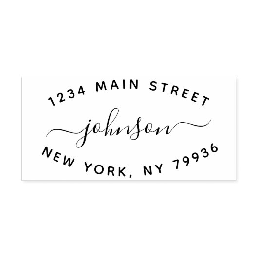 Creëer Uw eigen modern retouradres Rubberstempel (Afrduk)