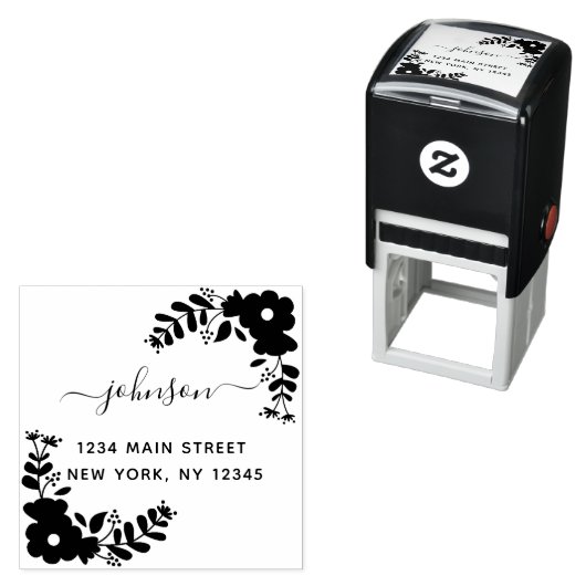 Creëer Uw eigen modern retouradres Zelfinkkend Zelfinktende Stempel (In situ)