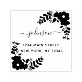 Creëer Uw eigen modern retouradres Zelfinkkend Zelfinktende Stempel (Design)