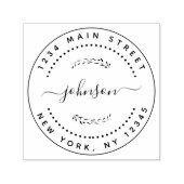 Creëer Uw eigen, modern retouradres Zelfinktende Stempel (Design)