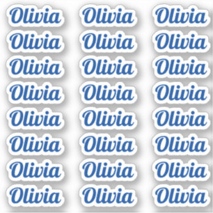 Creëer Uw Eigen Moderne Aangepaste Naam van het M Sticker