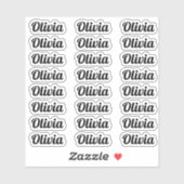 Creëer Uw Eigen Moderne Aangepaste Naam van het Ma Sticker (Vel)