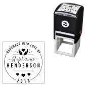 Creëer Uw eigen moderne ambacht "Handgemaakt met l Zelfinktende Stempel (In situ)