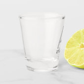 Creëer Uw eigen moderne monogram Shot Glas (Links)