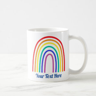 Creëer uw eigen moderne regenboog leraar koffie Mo Koffiemok