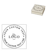 Creëer Uw eigen, moderne Ronde Adres Rubber Rubberstempel (Gestempeld)