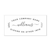 Creëer Uw eigen moderne ronde retour Zelfinktende Stempel (Design)