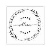 Creëer Uw eigen moderne ronde Zelfinktende Stempel (Design)