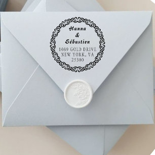 Creëer Uw eigen moderne ronde Zelfinktende Stempel