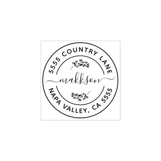 Creëer Uw eigen moderne rubberen stempel (Afrduk)