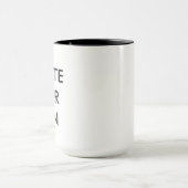 Creëer Uw eigen  Mok BLACK (Midden)