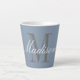 Creëer Uw eigen monogram Initiaal Latte Mok