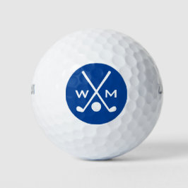 Creëer Uw eigen monogram Initialen Gepersonaliseer Golfballen