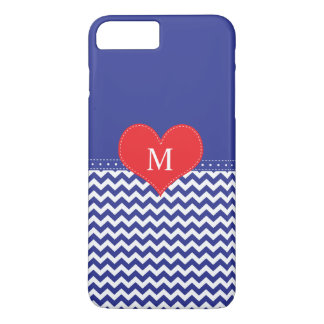 Creëer uw eigen monogramme telefoongeval iPhone 8 plus / 7 plus hoesje