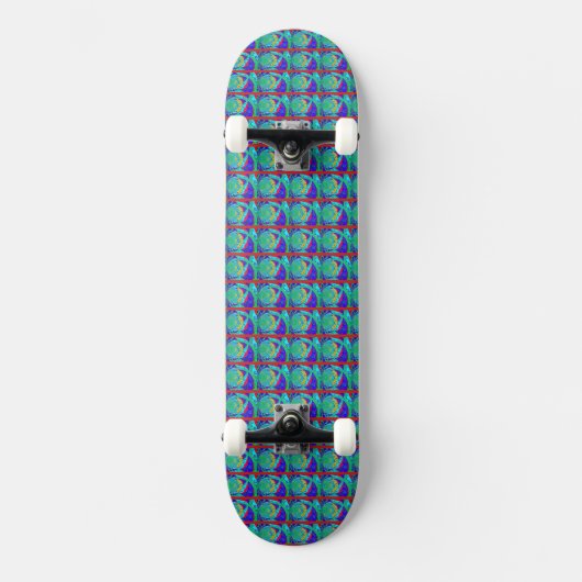 Creëer Uw eigen mooie stadslandenergie Skateboard (Voorkant)