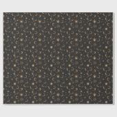Creëer Uw eigen Moons & Planets Celestial Cadeaupapier (Vlak)