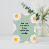 Creëer uw eigen Motivatie Citaat van de Stappelblo Briefkaart (Staand voorkant)