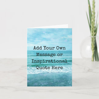 Creëer Uw eigen Motivatie Inspirerend prijsopgave Notitiekaartje