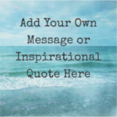 Creëer Uw eigen Motivatie Inspirerend prijsopgave Sticker (Voorkant)