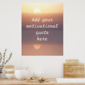 Creëer uw eigen motivatie offerte poster (Keuken)