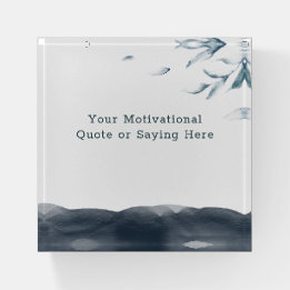 Creëer Uw eigen Motivatie Waterverf van het Citaat