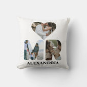 Creëer uw eigen Mr. en Mrs. Foto Matching koppels Kussen (Voorkant)