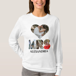 Creëer uw eigen Mr. en Mrs. Foto Matching koppels T-shirt