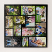 Creëer Uw eigen multi-fotocollage zwart Legpuzzel (Horizontaal)