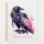 Creëer Uw eigen mystieke Black Raven Planner (Voorkant)