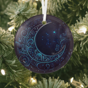 Creëer Uw eigen mystieke Blauwe Maan Glas Ornament