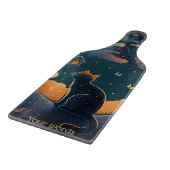 Creëer Uw eigen Mystieke Zwarte Kat & Vogels Snijplank (Hoek)