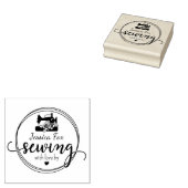 Creëer uw eigen naaien 	rubberstempel (Gestempeld)