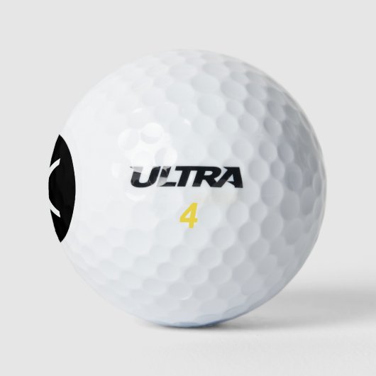 Creëer uw eigen naam Monogram Initialen Golfballen (Logo)