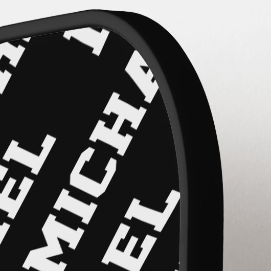 Creëer Uw eigen naam op maat Pickleball Paddle (Links Detail)