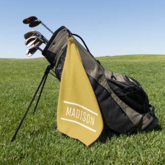 Creëer Uw eigen naam Persoonlijk Golfhanddoek