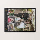 Creëer Uw eigen naam voor 4-familienaam Foto Colla Legpuzzel (Horizontaal)