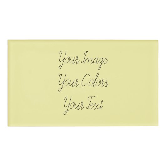 Creëer Uw eigen Naambadge (Voorkant)