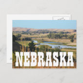 Creëer Uw eigen Nebraska foto Briefkaart (Voorkant / Achterkant)