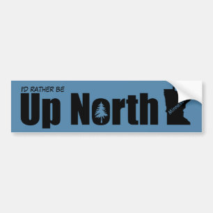Creëer Uw eigen Noord-Minnesota Bumpersticker