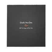 Creëer Uw eigen Notitieblok (Voorkant)