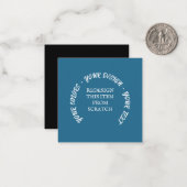 Creëer Uw eigen Notitiekaartje (Voorkant / Achterkant in situ)