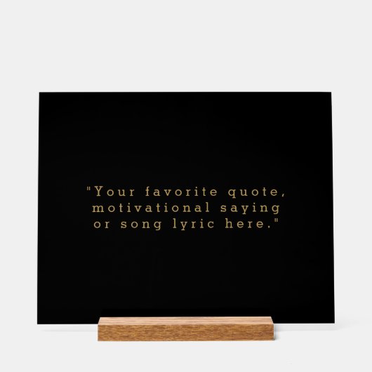 Creëer Uw eigen offerte Acryl Bord (Voorkant)