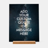 Creëer uw eigen offerte acryl bord (Voorkant)